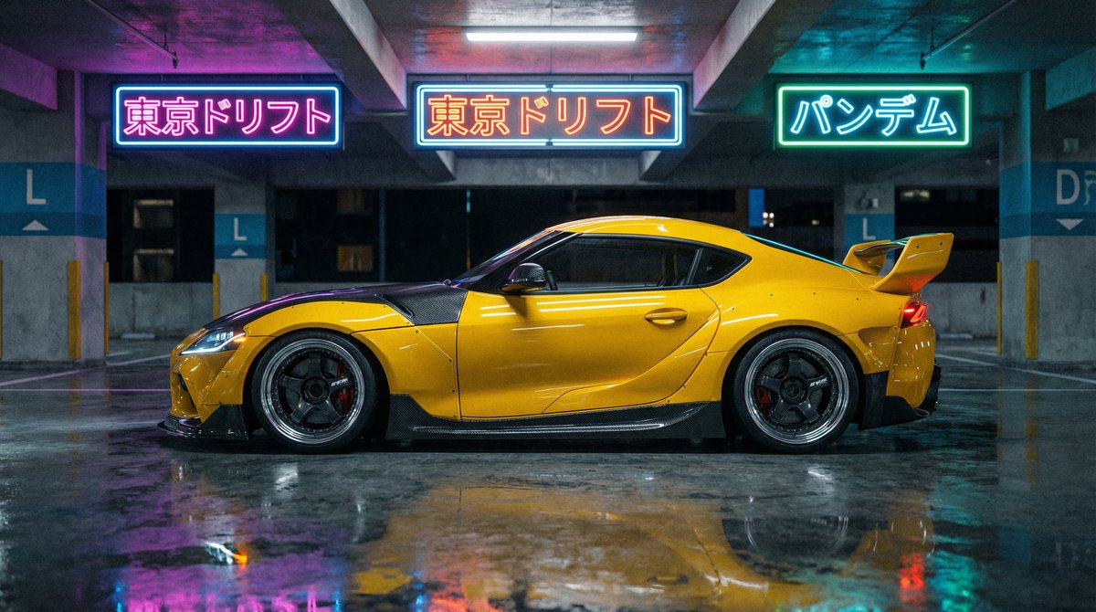 蜜芽JDM改装视频 - Supra宽体改装