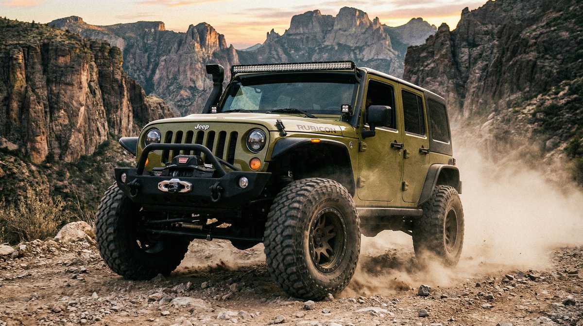 蜜芽越野车视频 - 牧马人改装